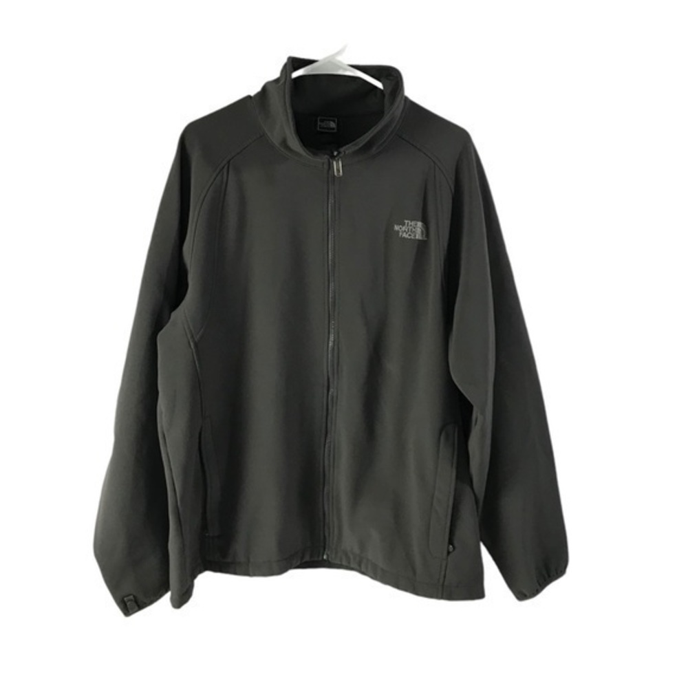 The North Face Gray Full Zip Fleeced Lined Jacket size XL